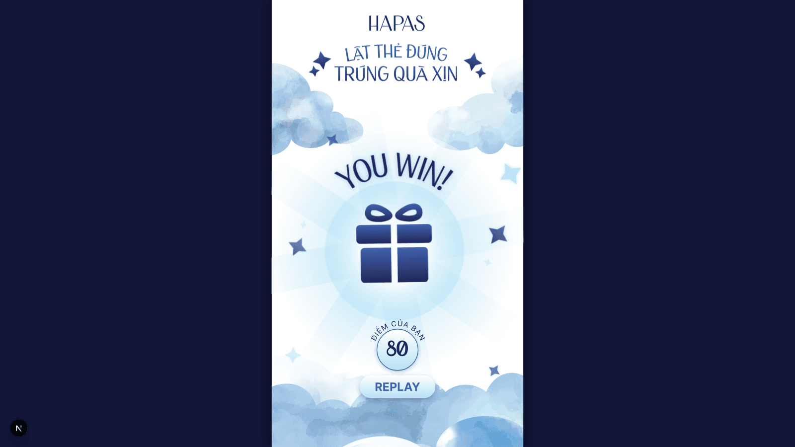 Mini Game HAPAS – Lật Thẻ Đúng Trúng Quà Xịn ảnh 3