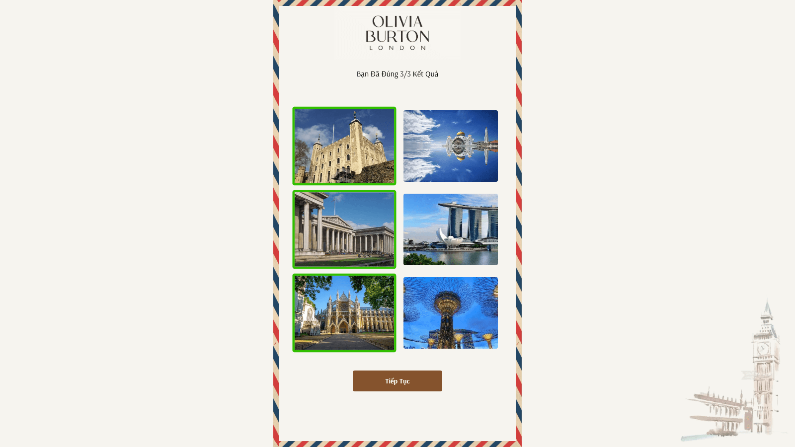 Mini Game Olivia Burton – Hành trình nước Anh ảnh 3