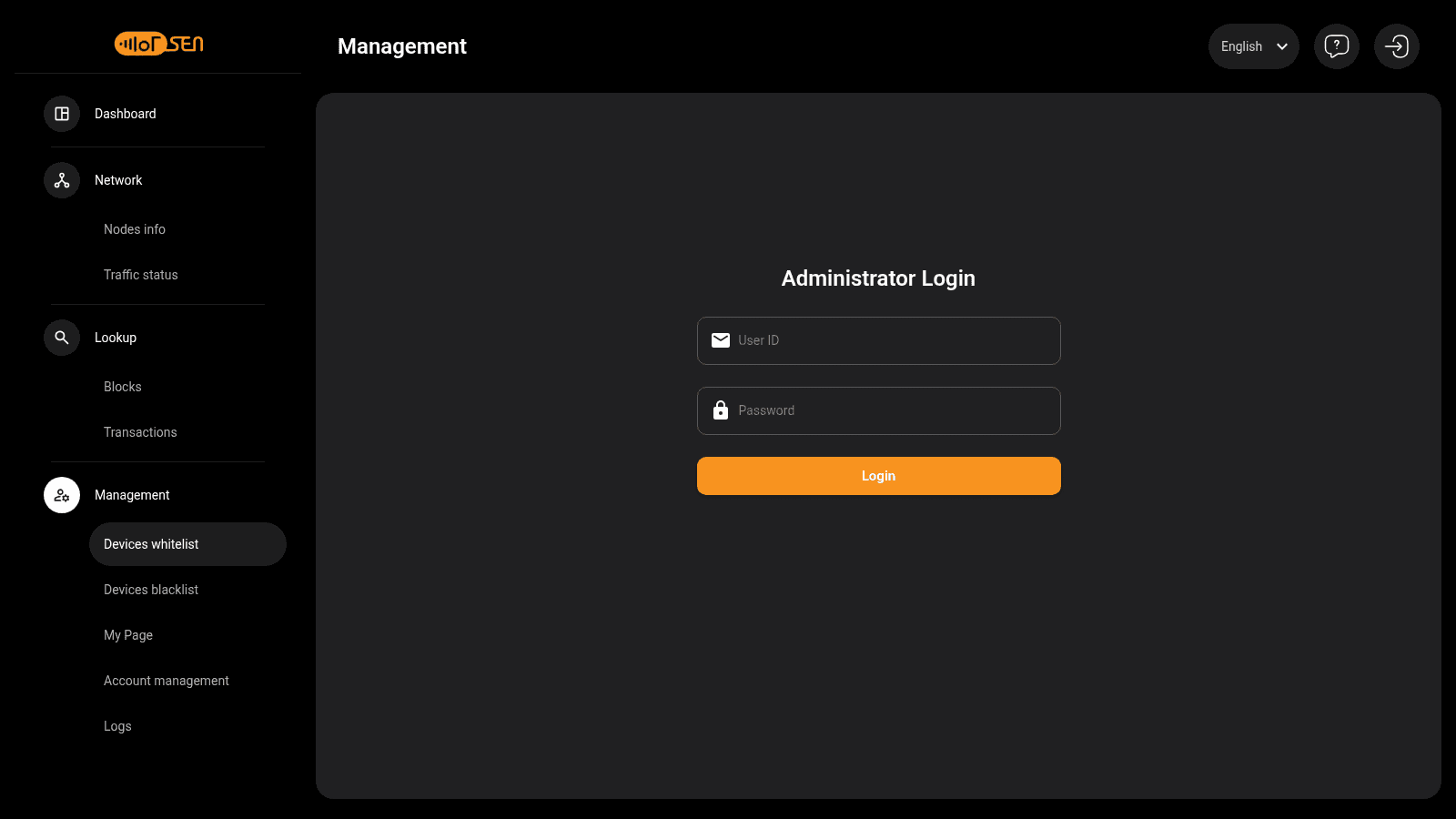 IoTSEN Administration Page ảnh 7