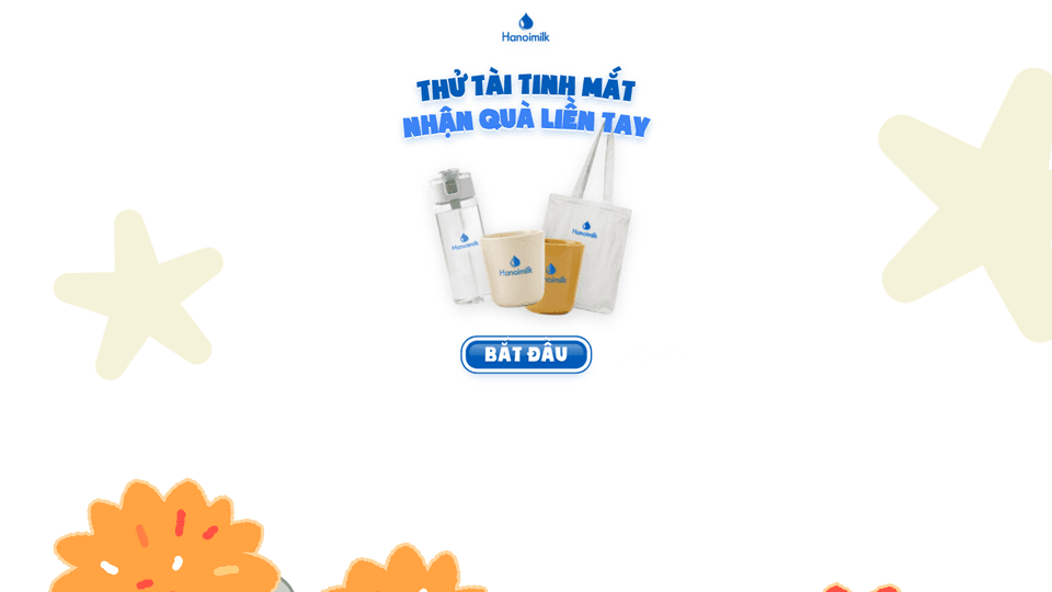 Mini Game Hanoimilk – Thử tài tinh mắt